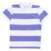 Wrangler Surf Blue Stripe Polo