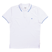 Wrangler White Pique Polo