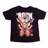 WWE The Rock Black KIDS Homage Graphic T-Shirt