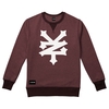 Zoo York Big Logo Burgundy Marl Sweatshirt