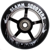 100mm Essential Spoke Metal Core Scooter Wheel and Bearings - Black