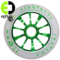 110mm alloy core wheel - Green