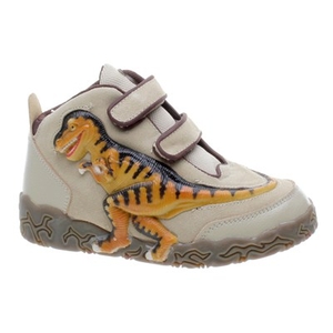 3D X10 T-Rex Tan Hi Top Toddler Shoe