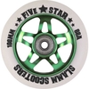 5 Star Alloy Core Scooter Wheel and Bearings - Green