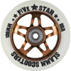 5 Star Alloy Core Scooter Wheel and Bearings - Orange
