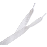 501 White Solid Thick Laces