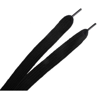 502 Black Solid Thick Laces