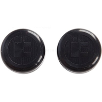 81 Customs Bar End/Overcaps - Black