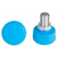Adjustable Round Toe Stops - Light Blue