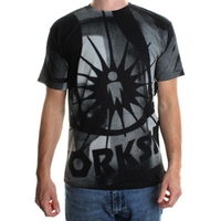 All Over Logo S/S T-Shirt - Black