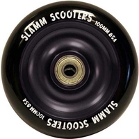 Anodised Metal Core Scooter Wheel and Bearings - Black