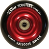 Anodised Metal Core Scooter Wheel and Bearings - Black/Red