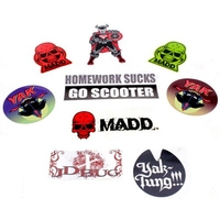 Assorted Scooter Sticker Pack