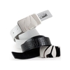 Badge Crocodile Leather Belt
