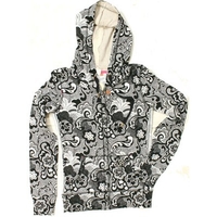 Bahia All Over Print Black Zip Hoody