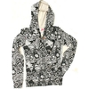 Bahia All Over Print Black Zip Hoody