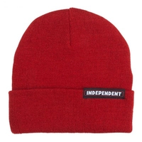Bar Beanie - Cardinal Red