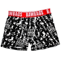 Bawbags Monkey Black Boxer Shorts