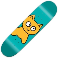 Big Cat Teal 7.5inch Skateboard Deck