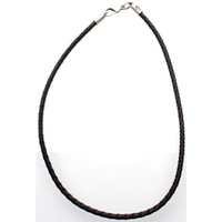 Black Braided PVC Choker - 20in