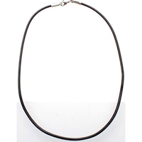Black Leather Choker - 18in