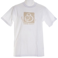 Block Print S/S T-Shirt - White