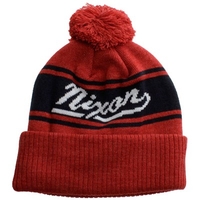 Bristol Bobble Beanie - Red Heather