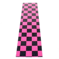 Checkered Black/Pink Scooter Griptape