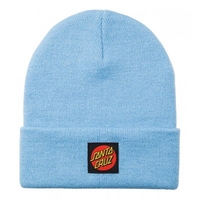 Classic Label Dot Beanie - Powder Blue