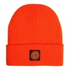 Classic Label Dot Beanie - Warm Orange