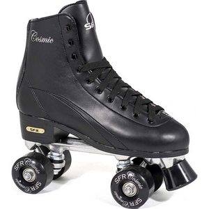 Cosmic Black Quad Roller Skates
