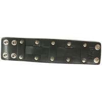 Crosshatch Leather Wristband
