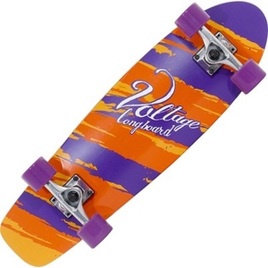 Cruiser Complete Longboard - Orange/Purple
