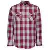Derby Port/Grey Check L/S Flannel Shirt