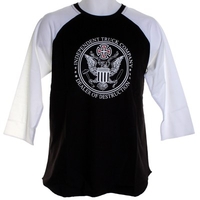 D.O.D. Seal 3/4 Sleeve T-Shirt - Black/White