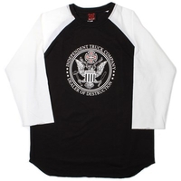 D.O.D. Seal 3/4 Sleeve T-Shirt - Black/White