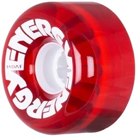 Energy 65 - 65mm/78a Roller Skate Wheels - Clear Red