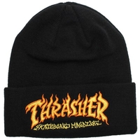 Fire Logo Beanie - Black