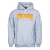 Flame Logo Hoody - Grey