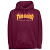 Flame Logo Hoody - Maroon
