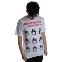Flammable Material S/S T-Shirt - White