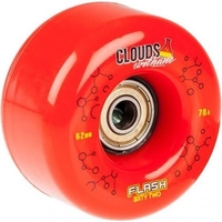 Flash SixtyTwo 78a (PK 4) Quad Roller Skate Wheels with Bearings