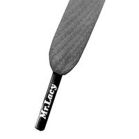 Flatties Laces - Coloured Tips Grey/Black