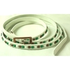 Forum White Leather Belt