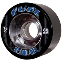 Fuel 66mm Roller Skate Wheels- Black