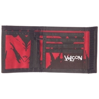Full Stone Red Bifold Cloth Wallet