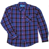 Hsu Ripley Purple L/S Woven Shirt