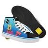 Hustle SpongeBob Black/White/Multi Canvas Kids Heely Shoe