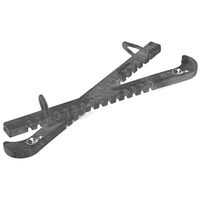 Ice Skate Glitter Blade Covers - Black