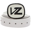 Icon Leather Belt - White